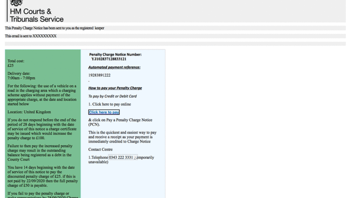 Email Scam Alert From The Court Fining You For A Traffic Offence Patterson Law